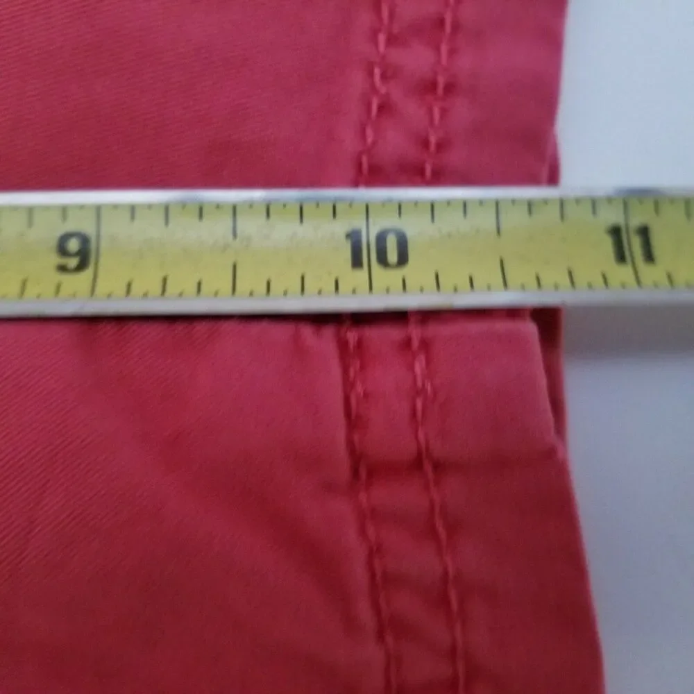 Madda Fella Shorts Mens 30 Red Cargo Inseam 10.5 New